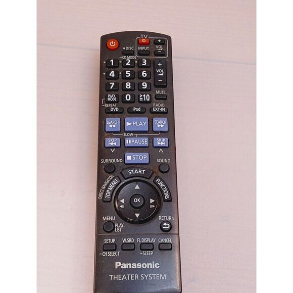 Genuine Panasonic N2QAYB000359 Theater System Remote Control - Picture 2 of 3
